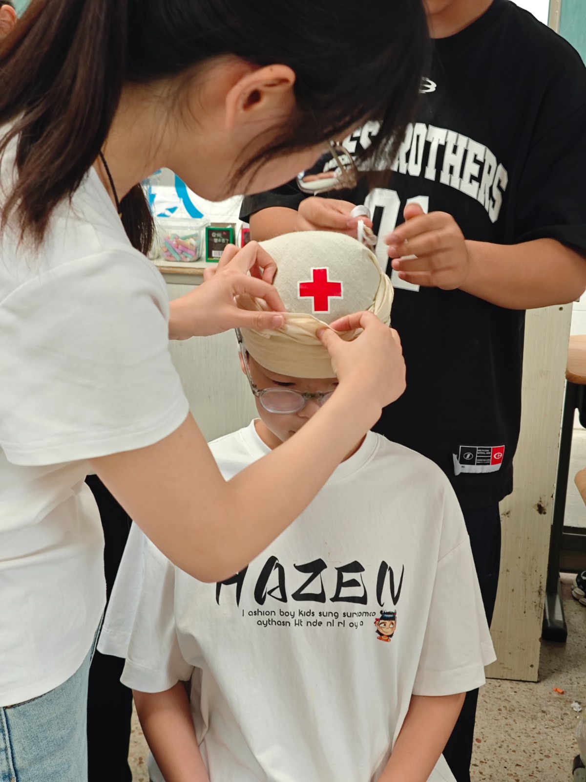南京市江宁区土桥初级中学红十字会开展世界急救日宣传活动3.jpg
